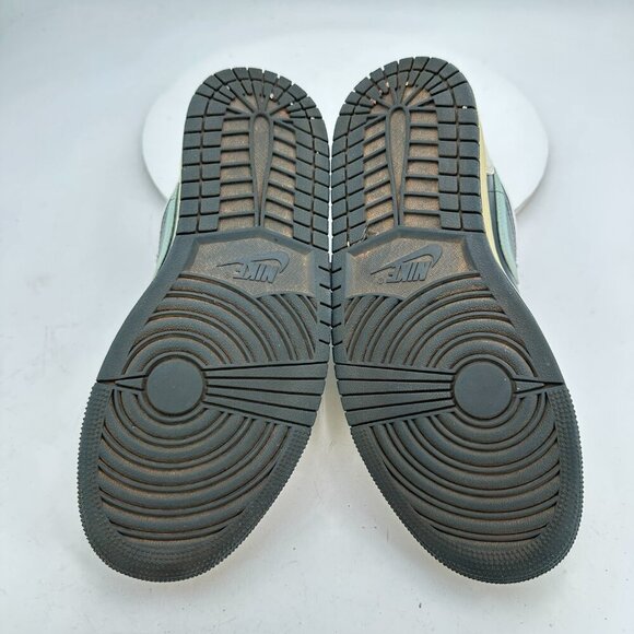 Nike Air Jordan 1 Low Top Women Size 8.5 DC0774-001 Jade Smoke black Green Shoes - Picture 8 of 11